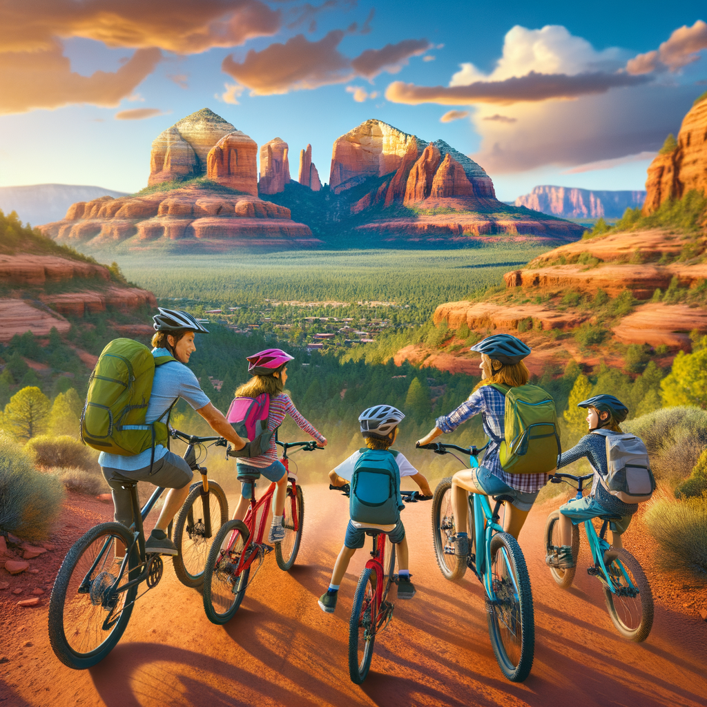 Family Mountain Biking in Scenic Sedona